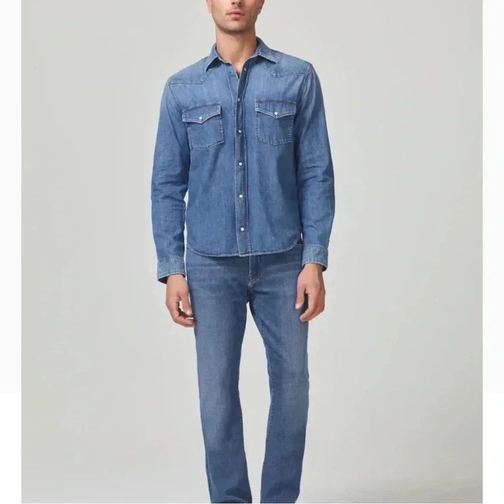 Citizens of Humanity || Men’s Jeans Gage Classic Straight Seville Blue Sz 40
